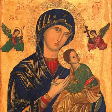 The icon of Our Mother of Perpetual Help