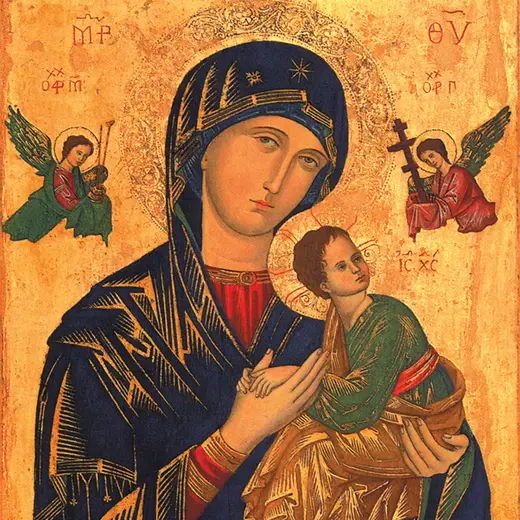 The icon of Our Mother of Perpetual Help